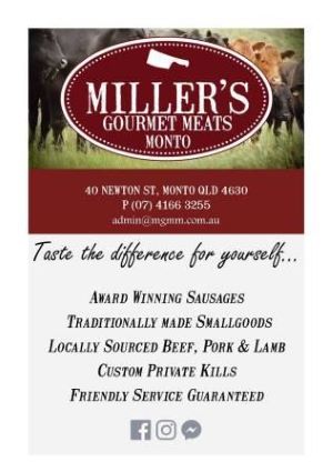 Millers Gourmet Meats Ad web
